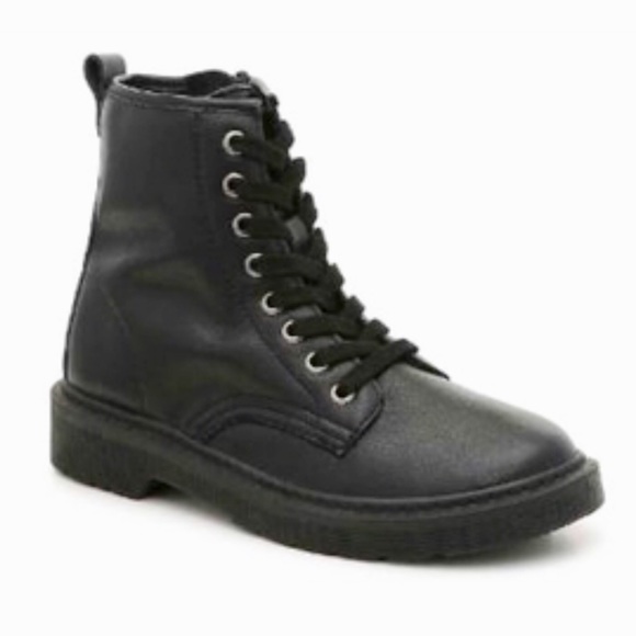 Steve Madden Shoes - 🎉🎈HP🥳❤️STEVE MADDEN Black Leather Combat Boots